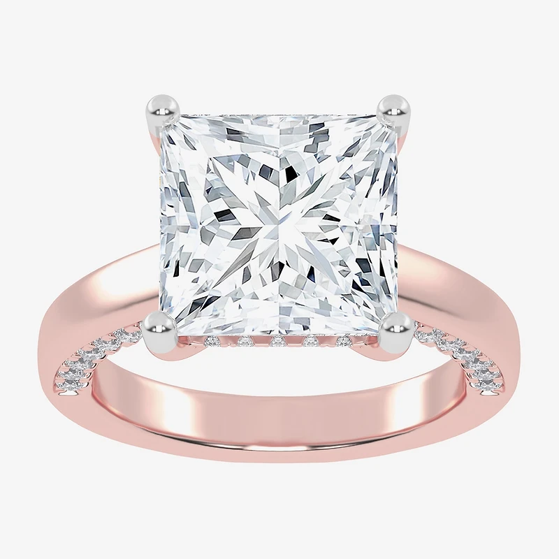 (G-H / Vs2-Si1) Womens 3 1/2 CT. T.W Lab Grown White Diamond 14K Gold Solitaire Engagement Ring
