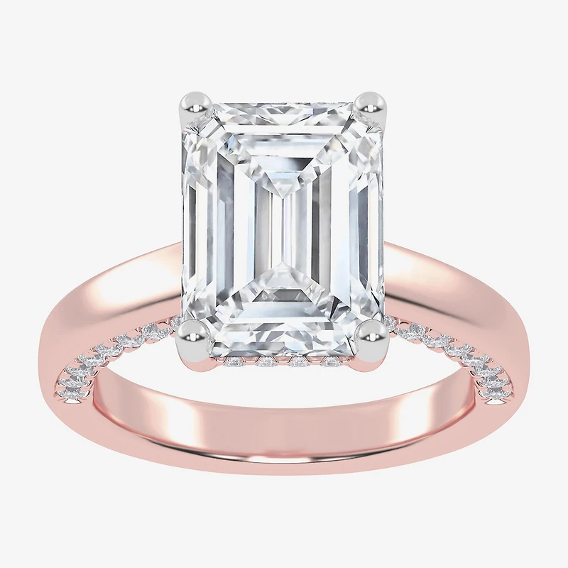 (G-H / Vs2-Si1) Womens 3 1/2 CT. T.W Lab Grown White Diamond 14K Gold Solitaire Engagement Ring