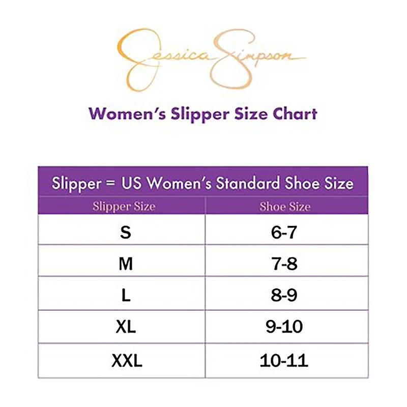 JS Jessica Simpson High Plush Scuff With Jersey Womens Slip-On Slippers