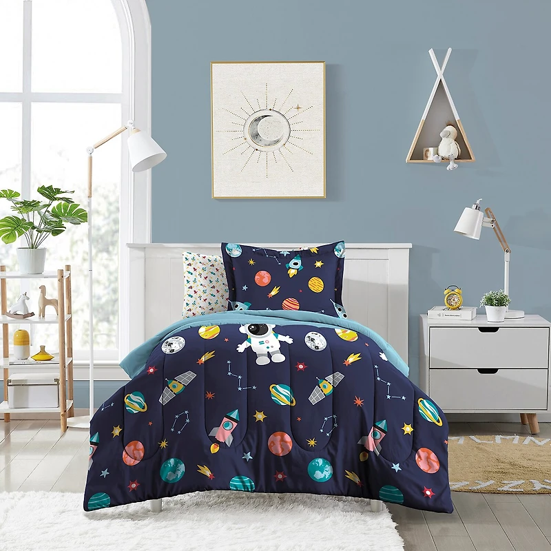 Dream Factory Space Galaxy Comforter Sets