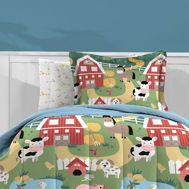 Dream Factory Barnyard Animals Comforter Sets