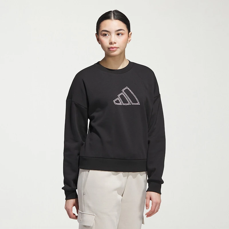 adidas Womens Crew Neck Long Sleeve Sweatshirt