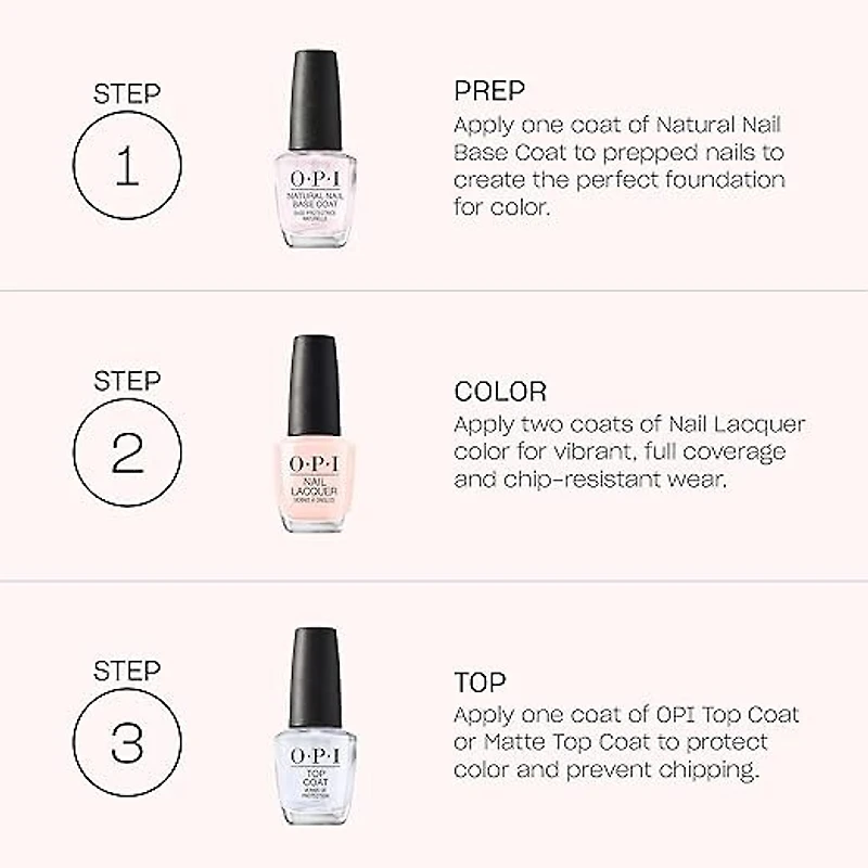 OPI Natural Nail Base Coat Nail Polish