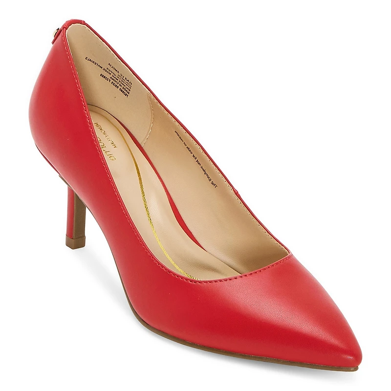 Liz Claiborne Amelia Womens Pointed Closed Toe Kitten Heel Pumps