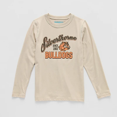 Thereabouts Little & Big Kid Boys Crew Neck Long Sleeve Regular Fit Graphic T-Shirt