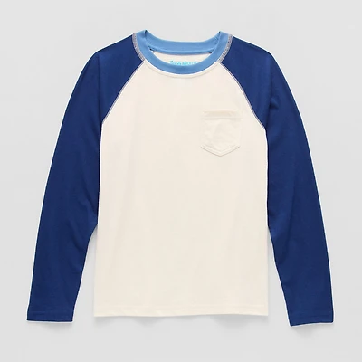 Thereabouts Little & Big Kid Boys Crew Neck Long Sleeve T-Shirt