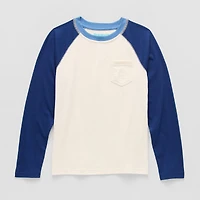 Thereabouts Little & Big Kid Boys Crew Neck Long Sleeve T-Shirt