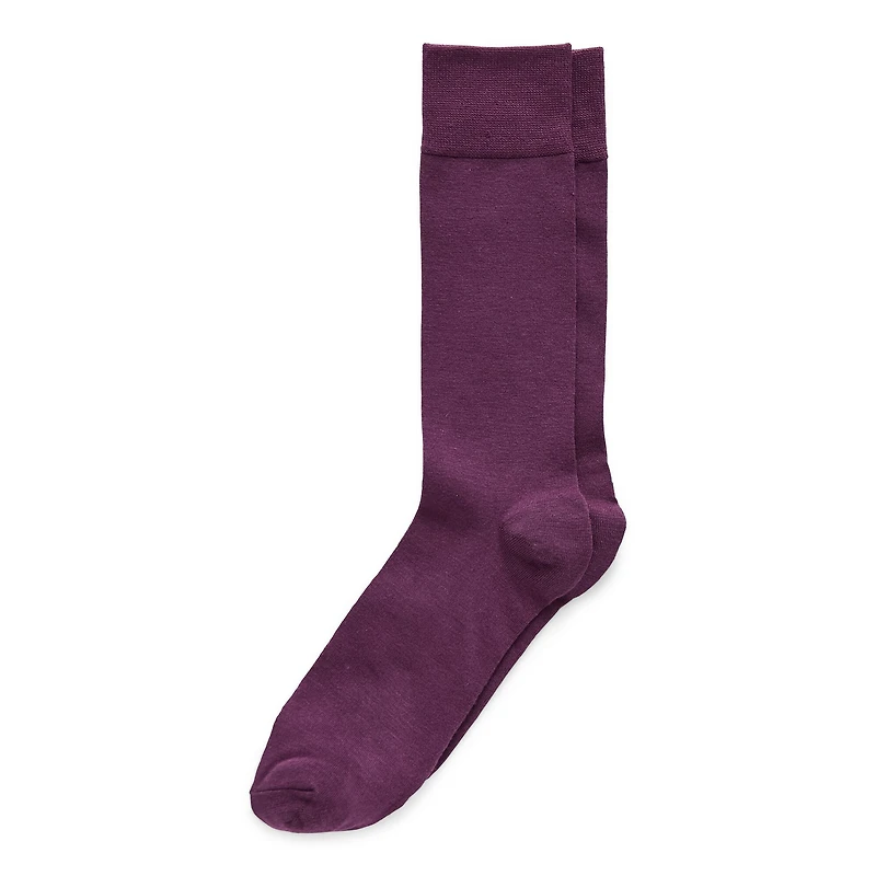 J. Ferrar Dress Mens Crew Socks