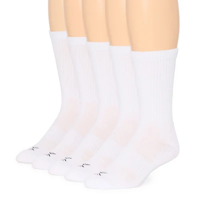 Xersion Running Mens 5 Pair Crew Socks