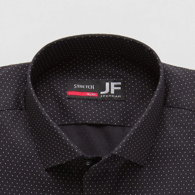 J. Ferrar Trutemp365 Mens Slim Fit Wrinkle Free Long Sleeve Dress Shirt