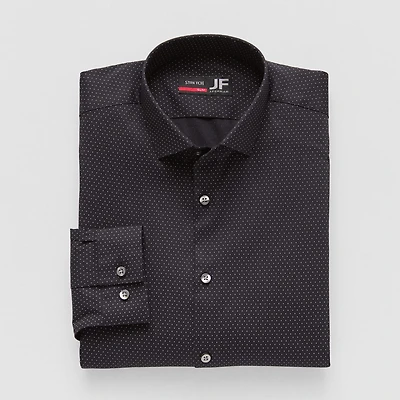 J. Ferrar Trutemp365 Mens Slim Fit Wrinkle Free Long Sleeve Dress Shirt