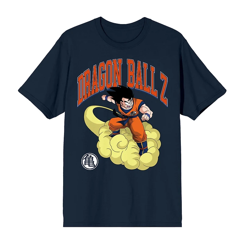 Mens Crew Neck Short Sleeve Regular Fit Dragon Ball Z Graphic T-Shirt