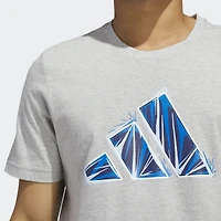 adidas Mens Crew Neck Short Sleeve Regular Fit Graphic T-Shirt