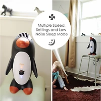 Crane True HEPA Air Purifier With Germicidal UV Light, 150 Sq Ft. Coverage, Penguin