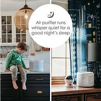 Crane HEPA Air Purifier , 300 Sq Ft. Coverage, Compact