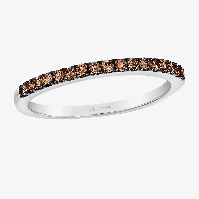 Le Vian Chocolatier® Ring featuring 1/4 CT. Chocolate Diamonds® set 14K Vanilla Gold®