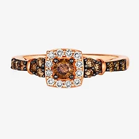 Le Vian® Ring featuring 3/8 CT. Chocolate Diamonds® 1/8 Nude Diamonds™ set 14K Strawberry, Vanilla, or Honey Gold®