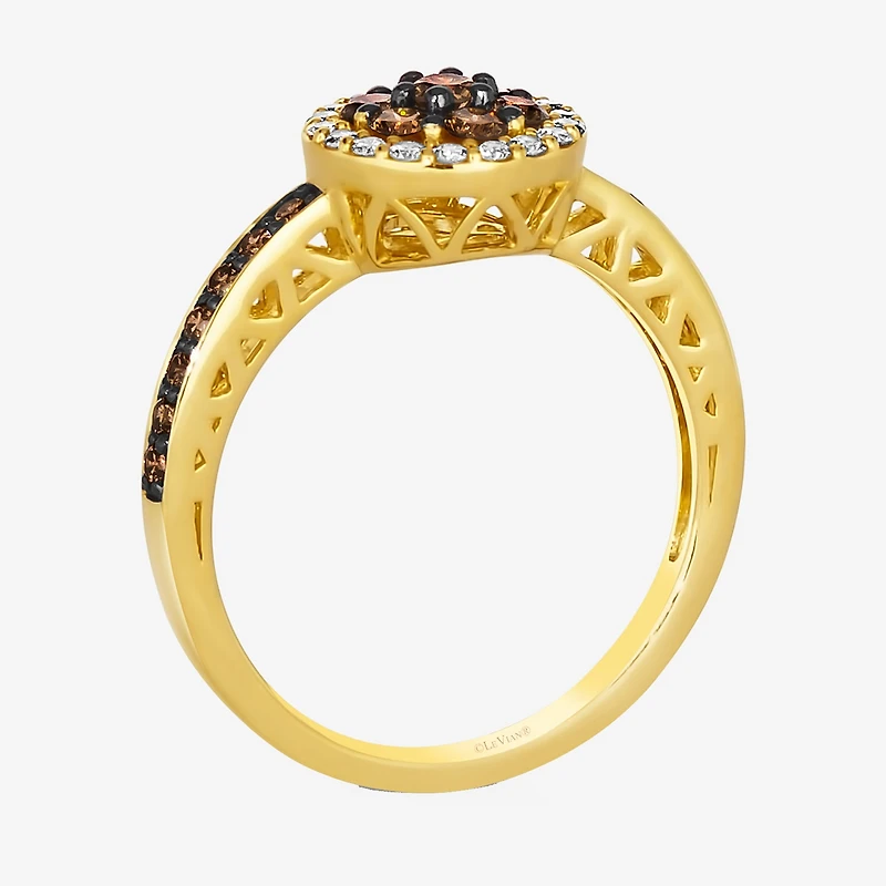 Le Vian® Ring featuring 1/2 CT. Chocolate Diamonds® 1/6 Nude Diamonds™ set 14K Honey Gold™