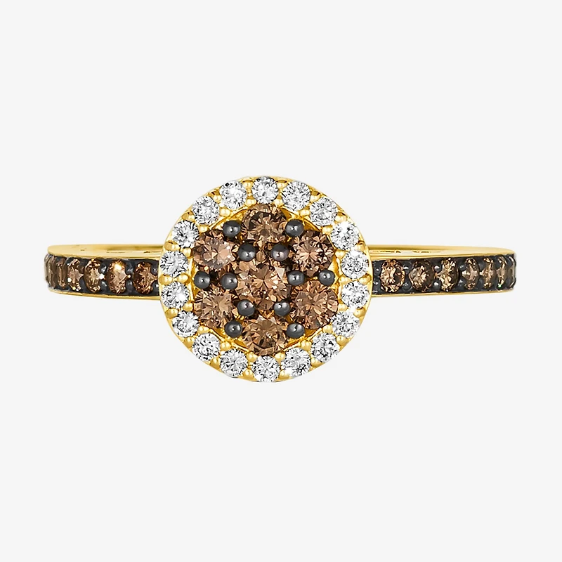 Le Vian® Ring featuring 1/2 CT. Chocolate Diamonds® 1/6 Nude Diamonds™ set 14K Honey Gold™
