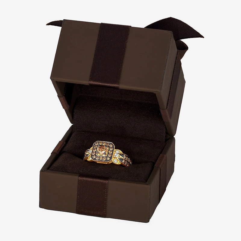 Le Vian® Ring featuring 5/8 CT. Chocolate Diamonds® 1/8 Nude Diamonds™ set 14K Vanilla, Honey or Strawberry Gold™