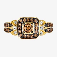 Le Vian® Ring featuring 5/8 CT. Chocolate Diamonds® 1/8 Nude Diamonds™ set 14K Vanilla, Honey or Strawberry Gold™