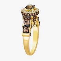 Le Vian® Ring featuring 1 1/10 cts. Chocolate Diamonds® 1/8 Nude Diamonds™ set 14K Vanilla, Honey or Strawberry Gold®