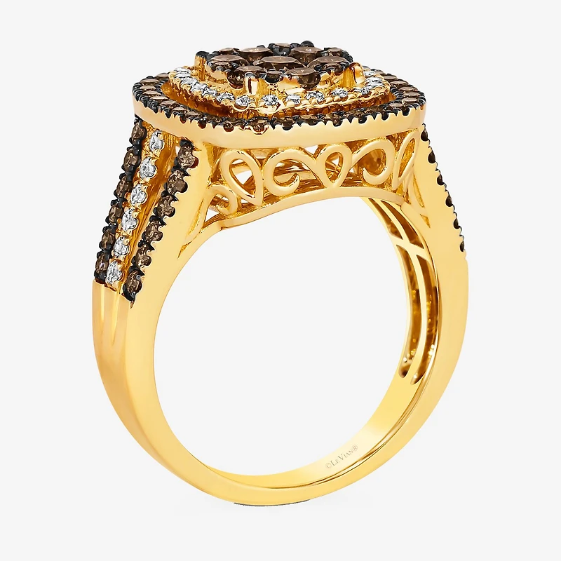 Le Vian® Ring featuring 1 1/6 CT. Chocolate Diamonds® 1/3 Nude Diamonds™ set 14K Honey Gold™