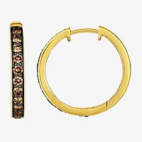 Le Vian Chocolatier® Earrings featuring 1 1/20 CT. Chocolate Diamonds® set 14K Honey or Strawberry Gold™