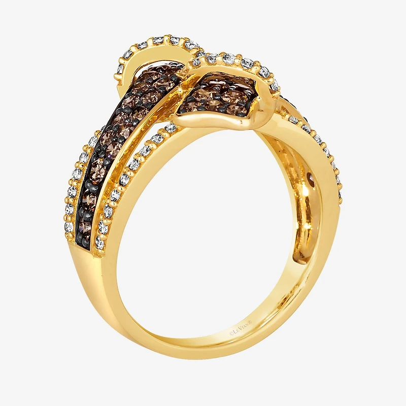 Le Vian® Ring featuring 3/4 CT. Chocolate Diamonds® 1 3/8 Nude Diamonds™ set 14K Strawberry, Honey, or Vanilla Gold®
