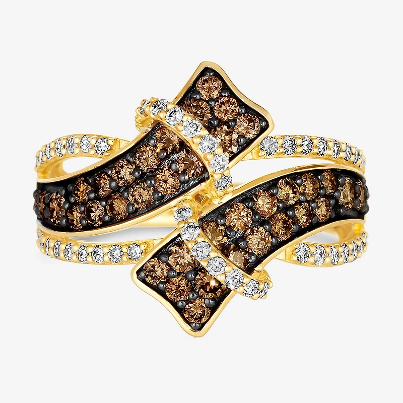 Le Vian® Ring featuring 3/4 CT. Chocolate Diamonds® 1 3/8 Nude Diamonds™ set 14K Strawberry, Honey, or Vanilla Gold®
