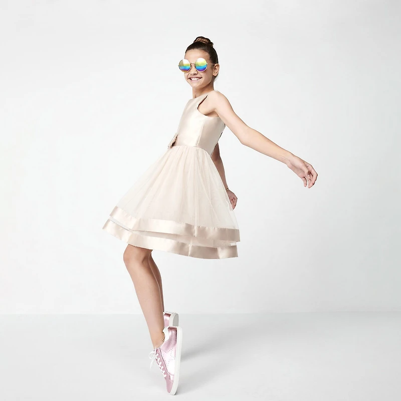 Speechless Little & Big Kid Girls Sleeveless Fit + Flare Dress
