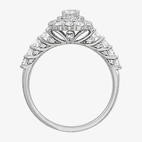 Limited Quantities! Womens 1 CT. T.W. Natural White Diamond 14K Gold Halo Engagement Ring