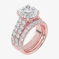 G-H / Vs2-Si1) Womens 7 Ct.T.W. Lab Grown White Diamond 14K Gold Side Stone Bridal Set