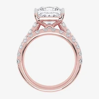 (G-H / Vs2-Si1) Womens 7 Ct.T.W. Lab Grown White Diamond 14K Gold Side Stone Bridal Set