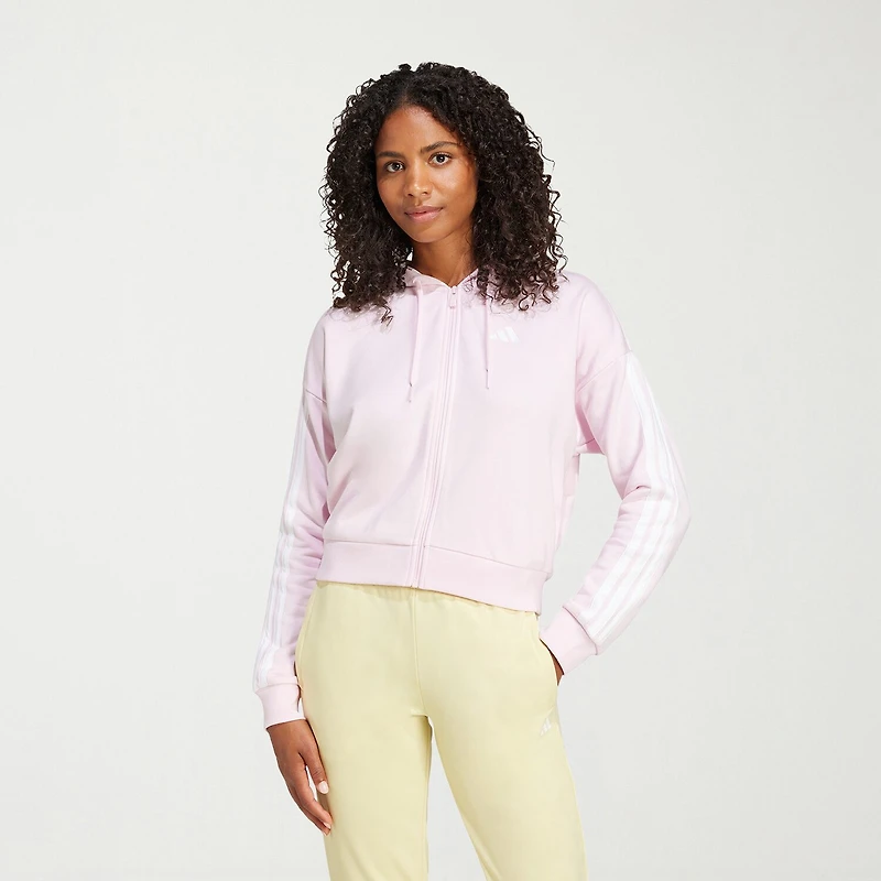 adidas Womens Long Sleeve Zipper Active Hoodie