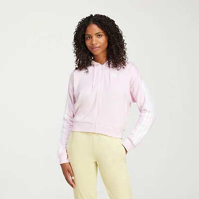 adidas Womens Long Sleeve Zipper Active Hoodie