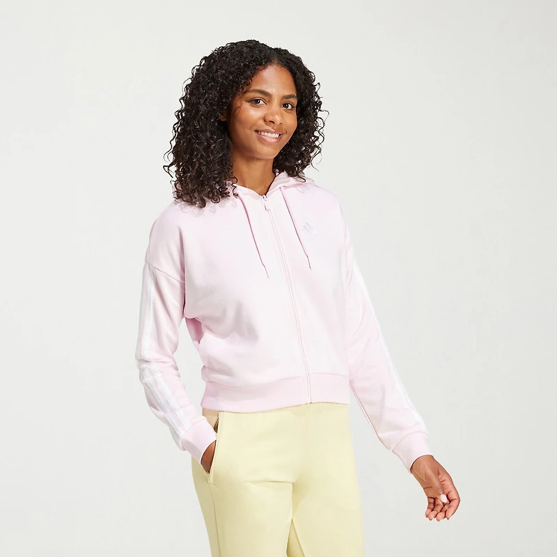 adidas Womens Long Sleeve Zipper Active Hoodie