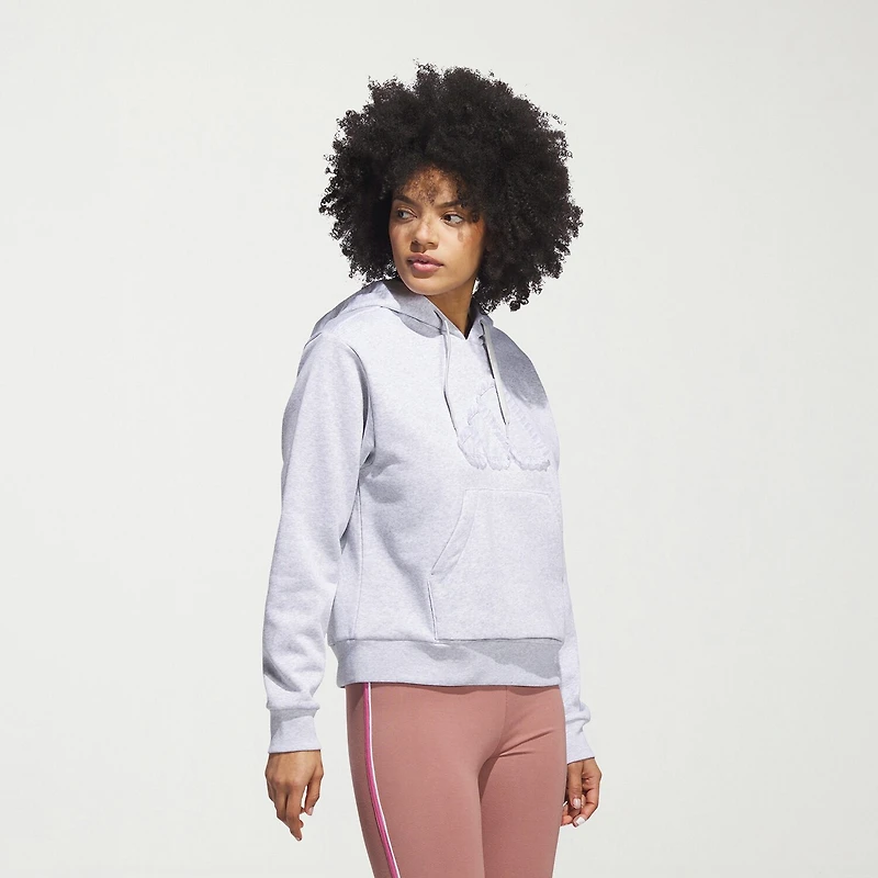 adidas Womens Long Sleeve Fleece Active Hoodie