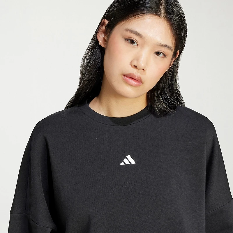 adidas Womens Crew Neck Long Sleeve Sweatshirt