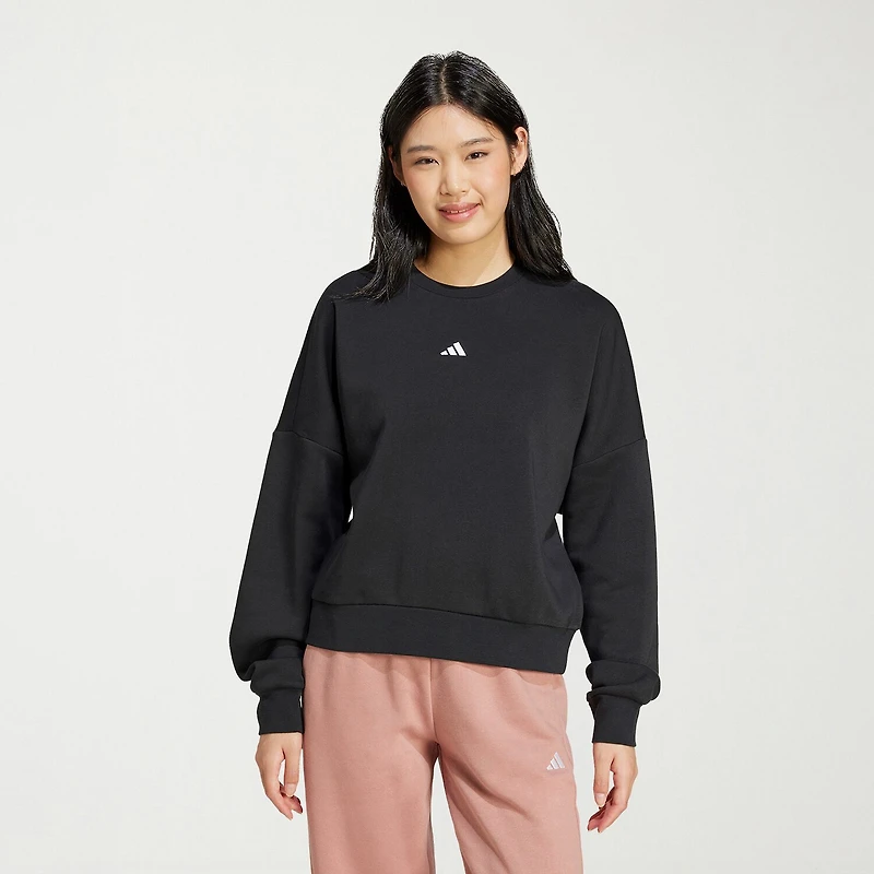 adidas Womens Crew Neck Long Sleeve Sweatshirt