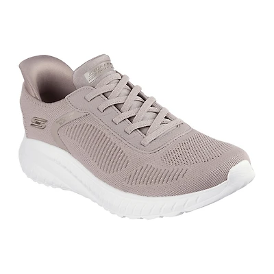 Skechers Bobs Hands Free Slip-Ins Squad Chaos Curent Muse Womens Slip-On Walking Shoes Wide Width