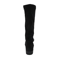 Pop Womens Chambers Flat Heel Slouch Boots