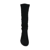 Pop Womens Chambers Flat Heel Slouch Boots