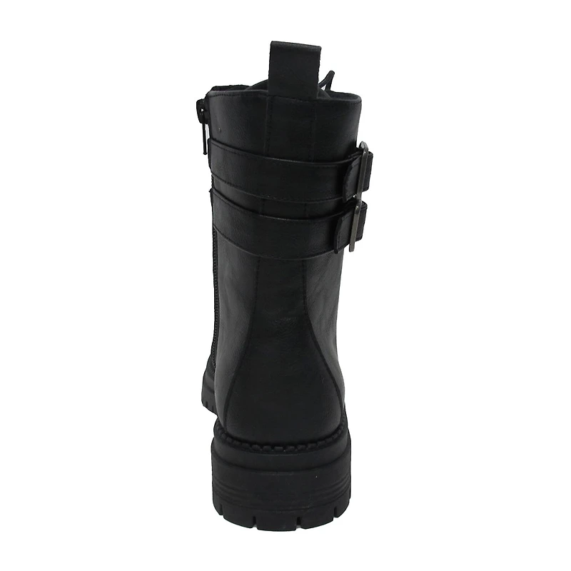 Pop Womens Perlla Block Heel Booties
