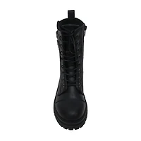 Pop Womens Perlla Block Heel Booties