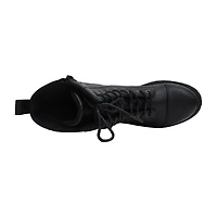Pop Womens Perlla Block Heel Booties
