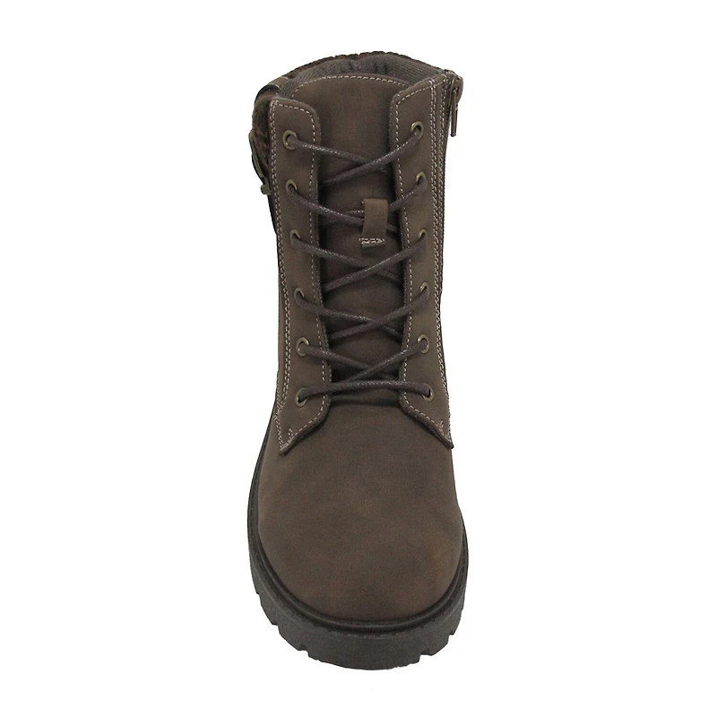 Pop Womens Vega Block Heel Booties