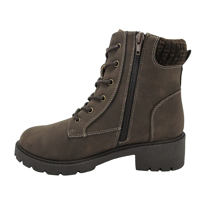 Pop Womens Vega Block Heel Booties