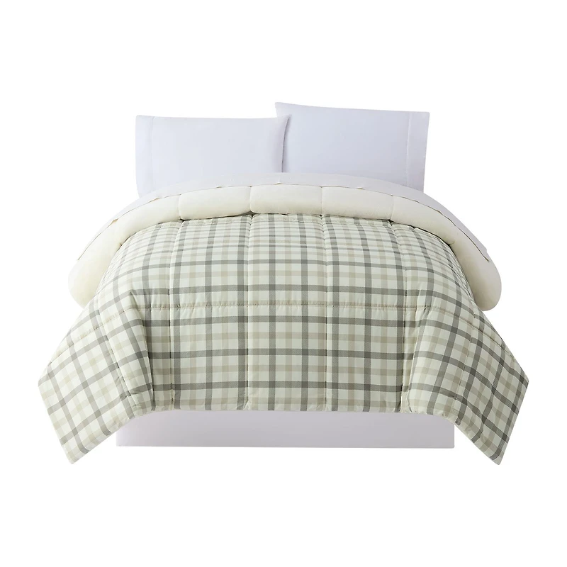 Home Expressions Plush Ultra Soft Down Alternative Reversible Comforter