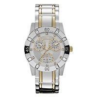 Relic® Beth Womens Crystal-Accent Two-Tone Multifunction Watch ZR15669